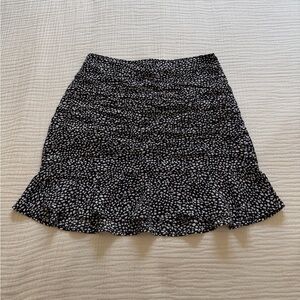 Abercrombie & Fitch Black and White Mini Skirt